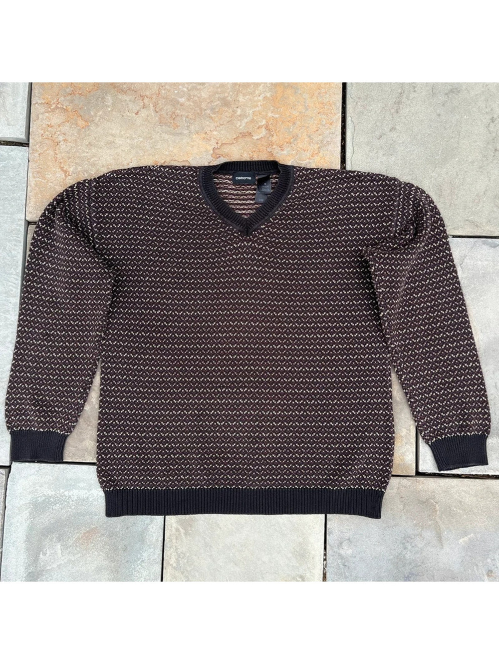 Vintage 90s Japanese Knit V-neck Sweater